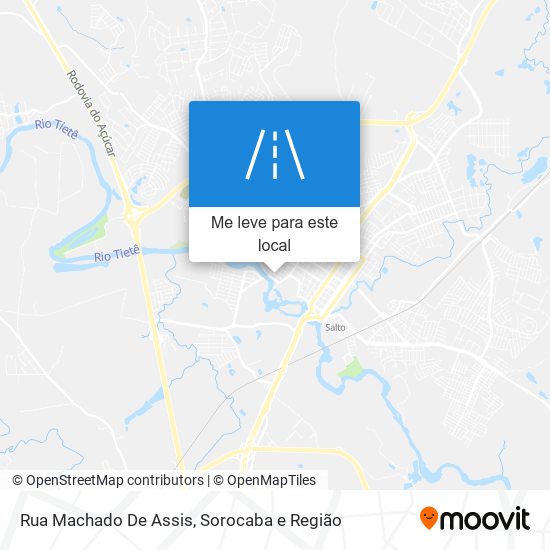 Rua Machado De Assis mapa