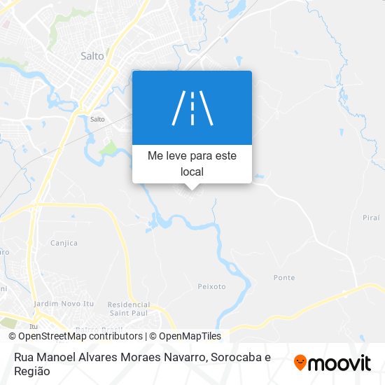 Rua Manoel Alvares Moraes Navarro mapa