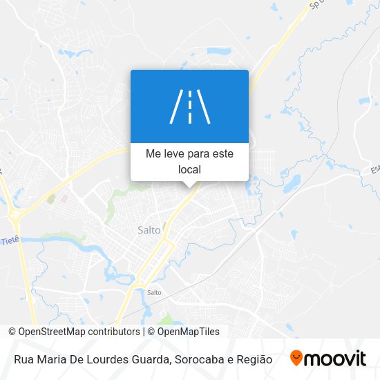 Rua Maria De Lourdes Guarda mapa