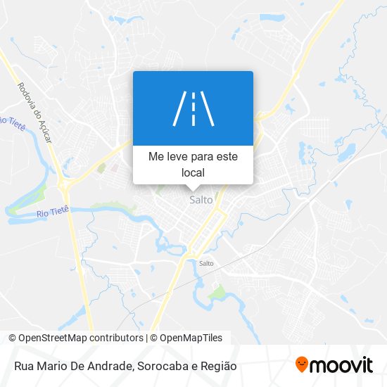 Rua Mario De Andrade mapa