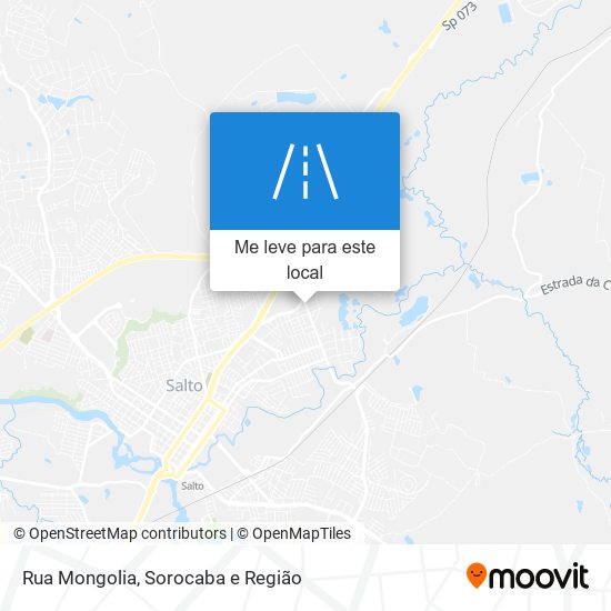 Rua Mongolia mapa