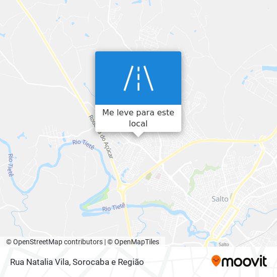 Rua Natalia Vila mapa