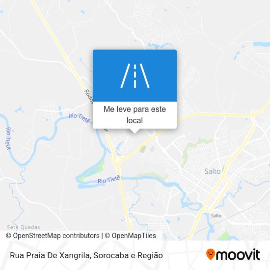 Rua Praia De Xangrila mapa