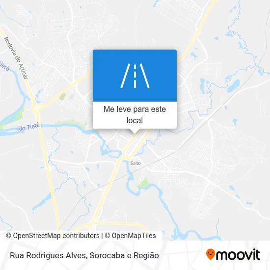 Rua Rodrigues Alves mapa