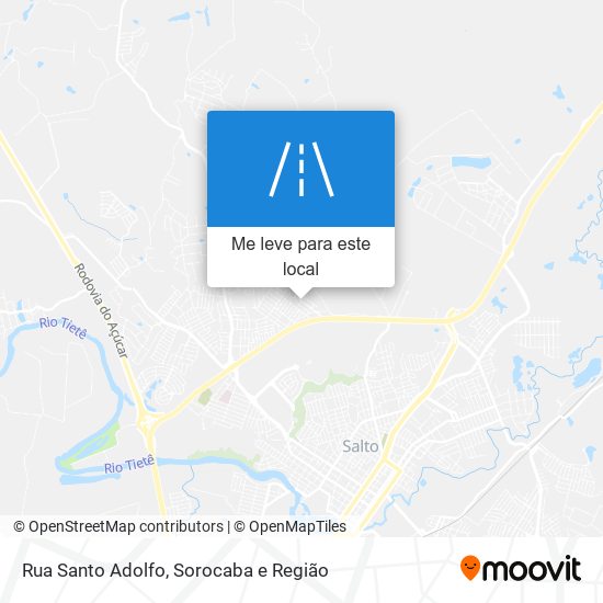 Rua Santo Adolfo mapa