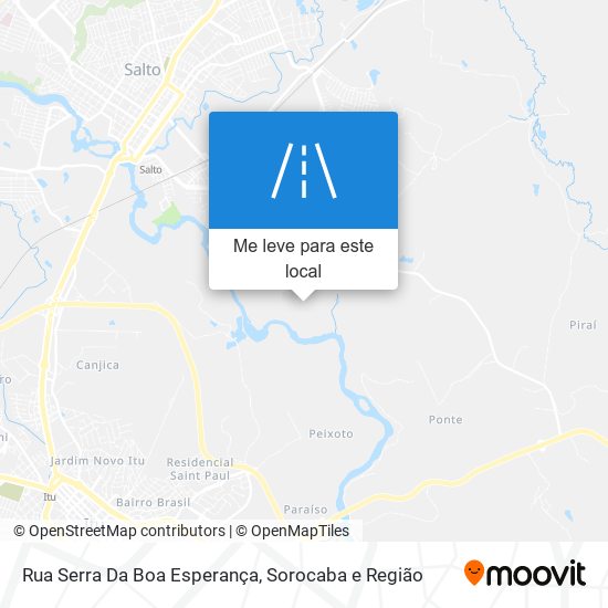 Rua Serra Da Boa Esperança mapa