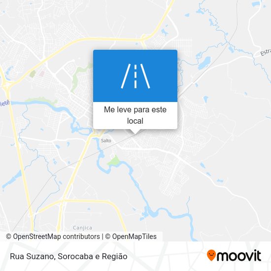 Rua Suzano mapa