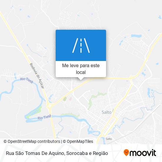 Rua São Tomas De Aquino mapa