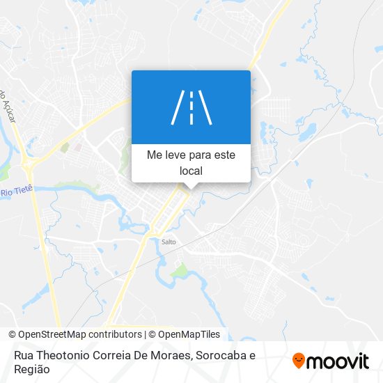 Rua Theotonio Correia De Moraes mapa