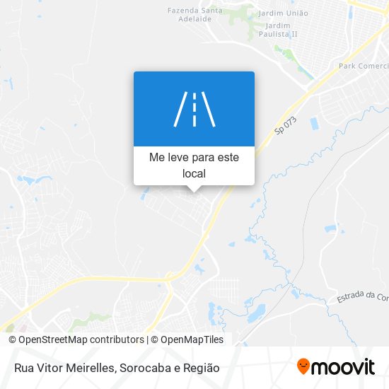 Rua Vitor Meirelles mapa