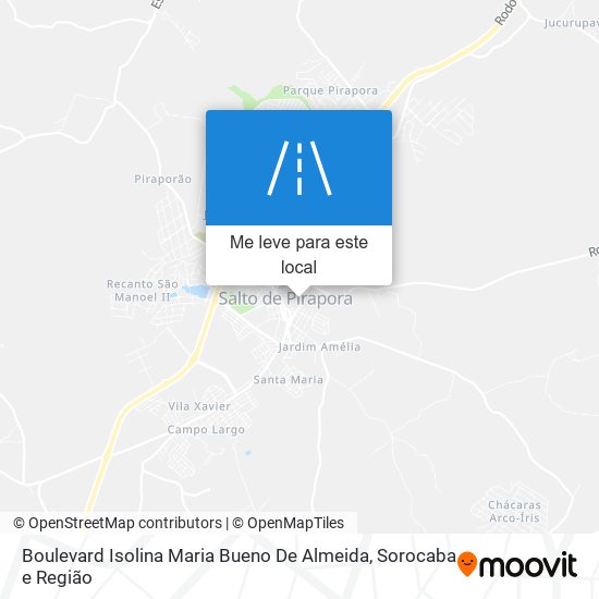 Boulevard Isolina Maria Bueno De Almeida mapa