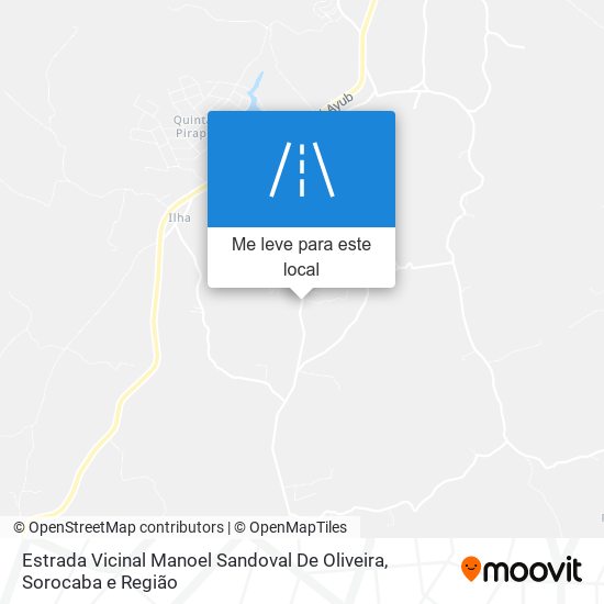 Estrada Vicinal Manoel Sandoval De Oliveira mapa