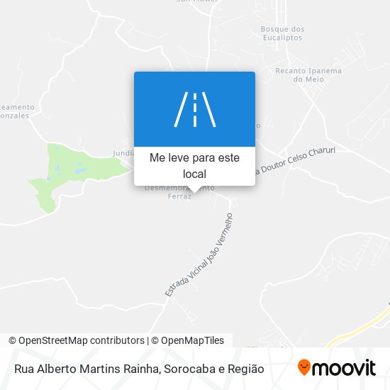 Rua Alberto Martins Rainha mapa