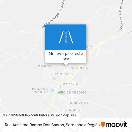 Rua Anselmo Ramos Dos Santos mapa