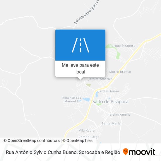 Rua Antônio Sylvio Cunha Bueno mapa