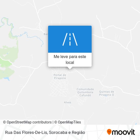 Rua Das Flores-De-Lis mapa