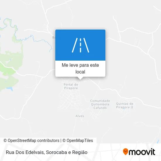 Rua Dos Edelvais mapa