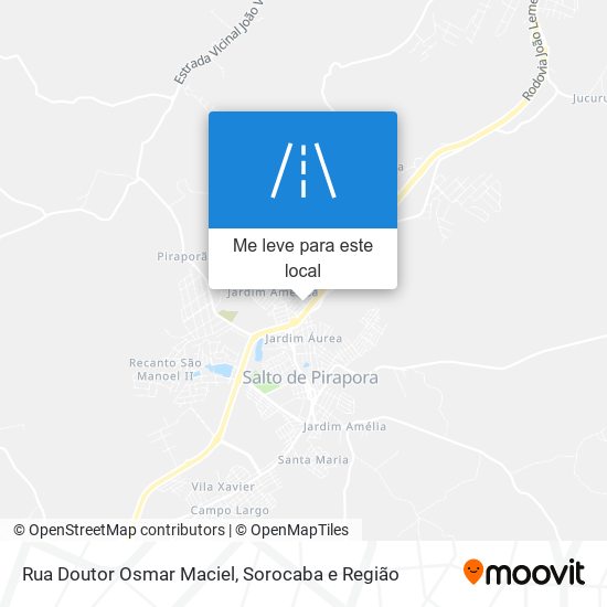 Rua Doutor Osmar Maciel mapa