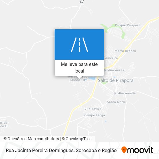 Rua Jacinta Pereira Domingues mapa