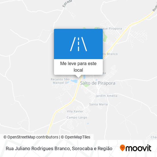 Rua Juliano Rodrigues Branco mapa