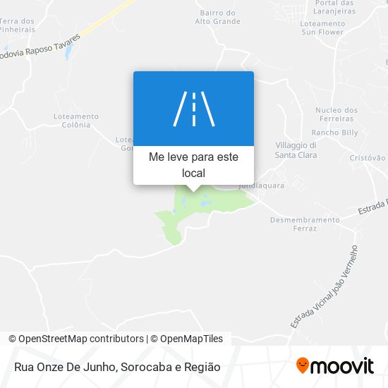 Rua Onze De Junho mapa