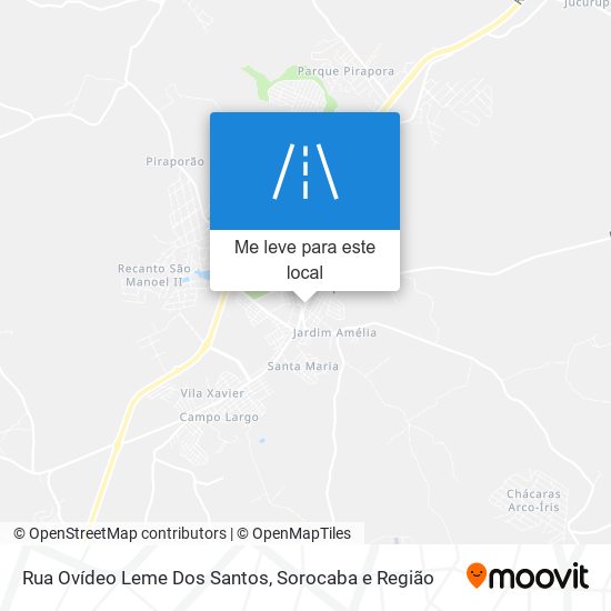 Rua Ovídeo Leme Dos Santos mapa