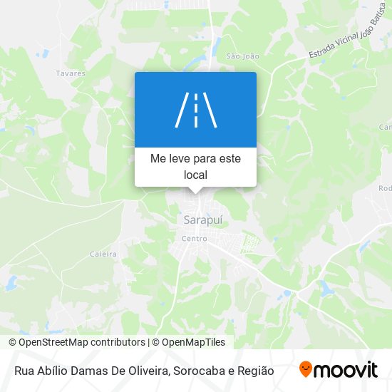 Rua Abílio Damas De Oliveira mapa