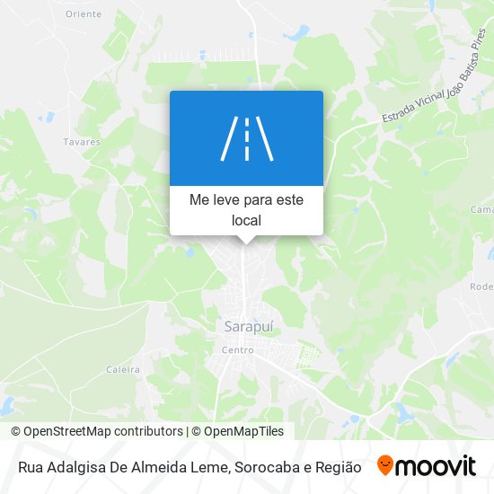 Rua Adalgisa De Almeida Leme mapa