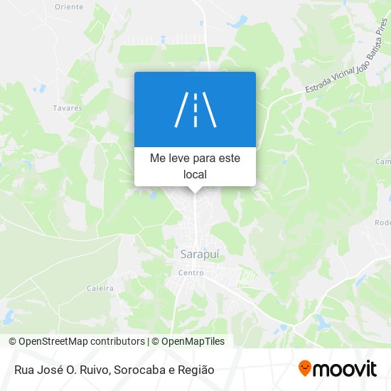 Rua José O. Ruivo mapa