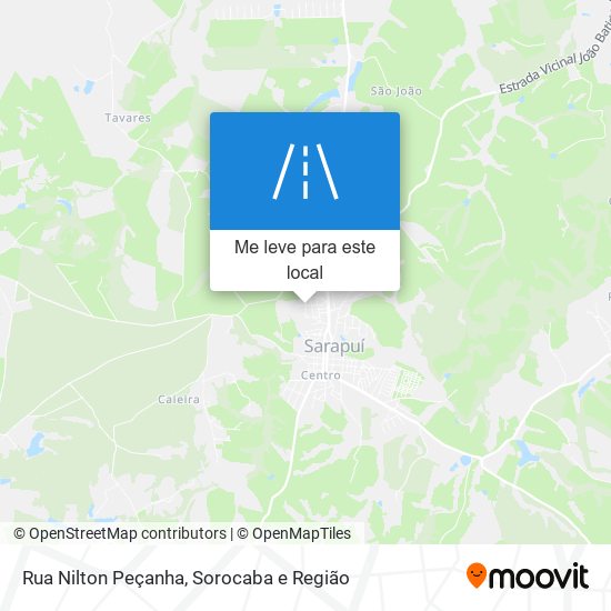 Rua Nilton Peçanha mapa