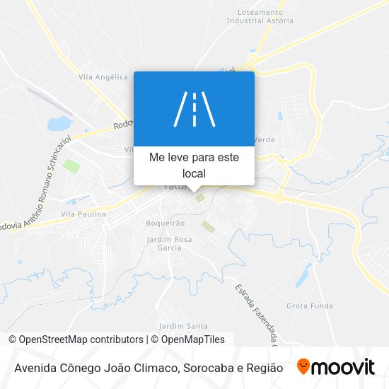Avenida Cônego João Climaco mapa