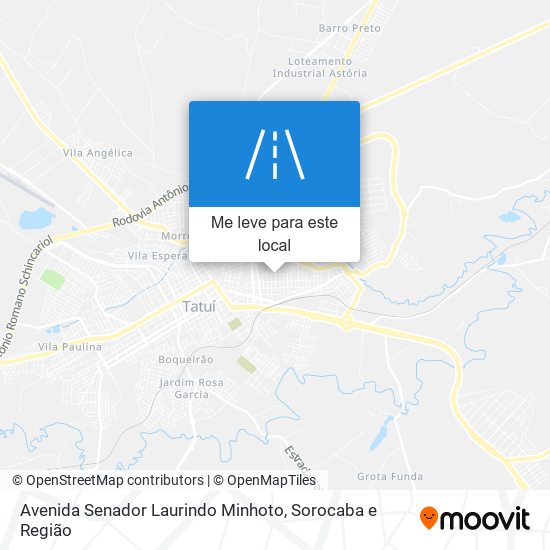 Avenida Senador Laurindo Minhoto mapa