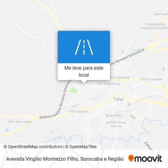 Avenida Virgilio Montezzo Filho mapa
