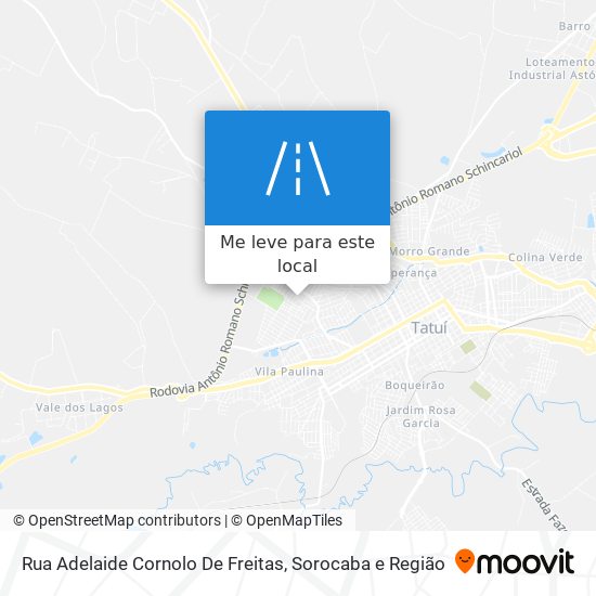 Rua Adelaide Cornolo De Freitas mapa