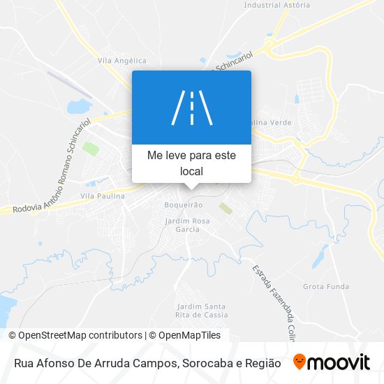 Rua Afonso De Arruda Campos mapa