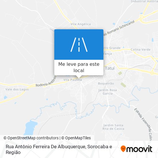 Rua Antônio Ferreira De Albuquerque mapa