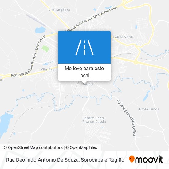 Rua Deolindo Antonio De Souza mapa