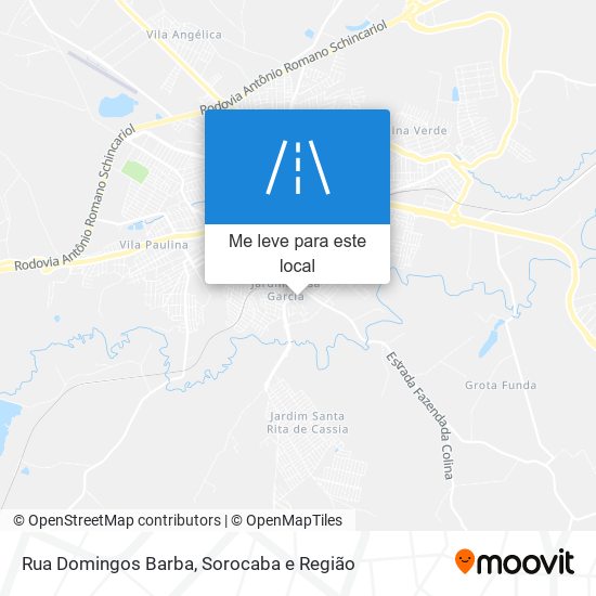 Rua Domingos Barba mapa