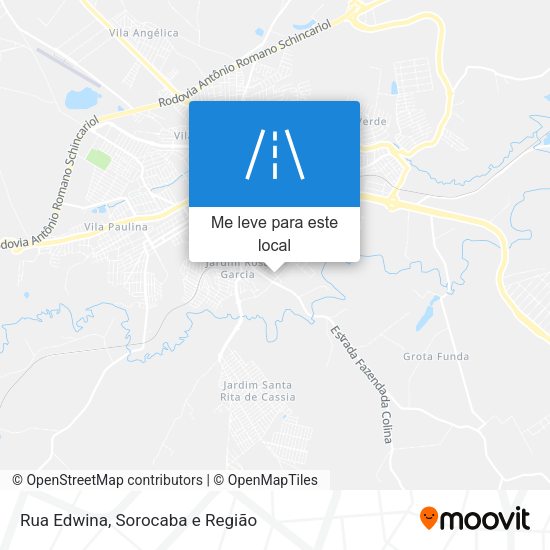 Rua Edwina mapa