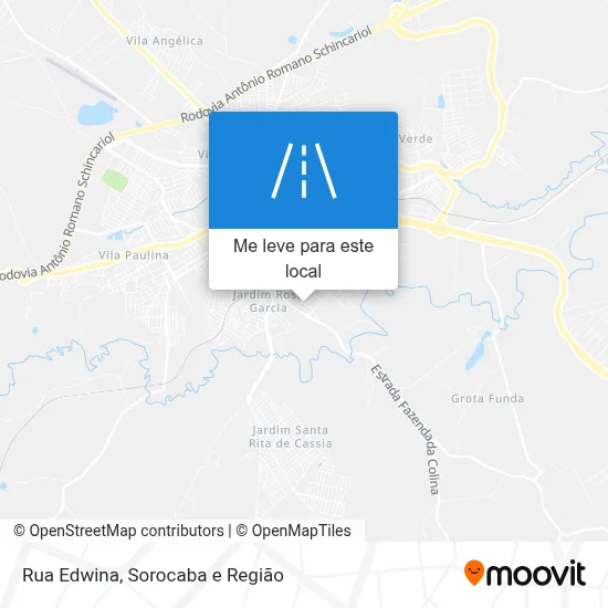 Rua Edwina mapa