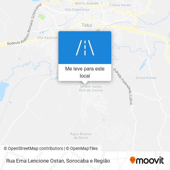 Rua Ema Lencione Ostan mapa