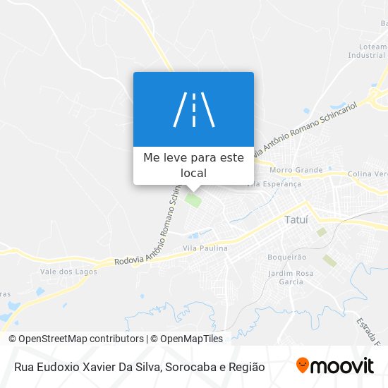 Rua Eudoxio Xavier Da Silva mapa
