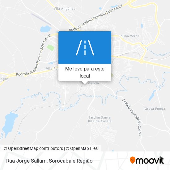 Rua Jorge Sallum mapa