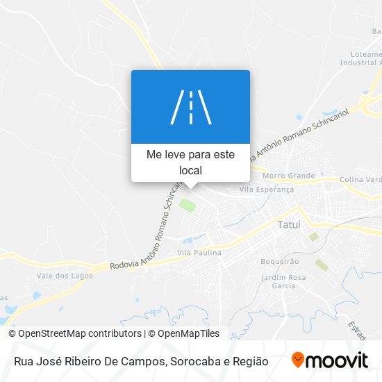 Rua José Ribeiro De Campos mapa