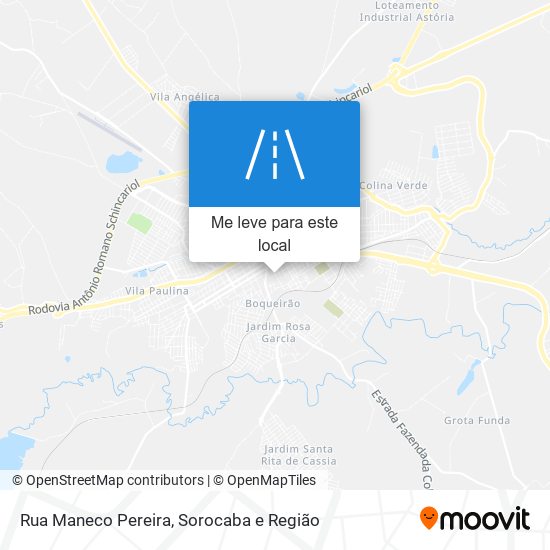 Rua Maneco Pereira mapa