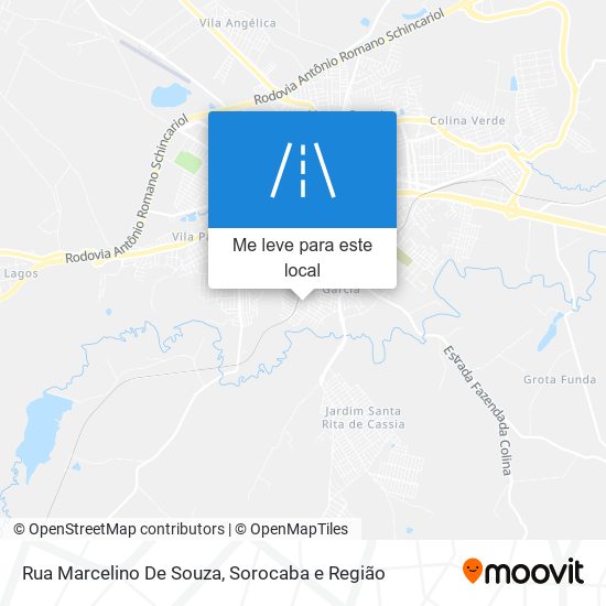 Rua Marcelino De Souza mapa