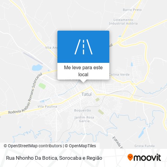 Rua Nhonho Da Botica mapa