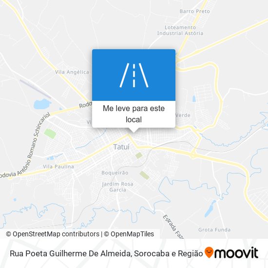 Rua Poeta Guilherme De Almeida mapa