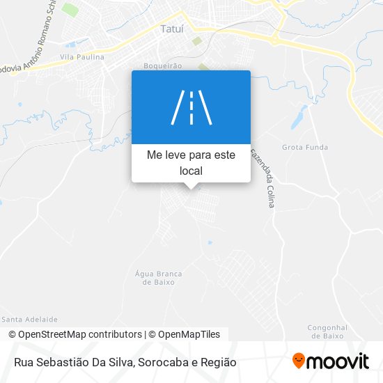 Rua Sebastião Da Silva mapa