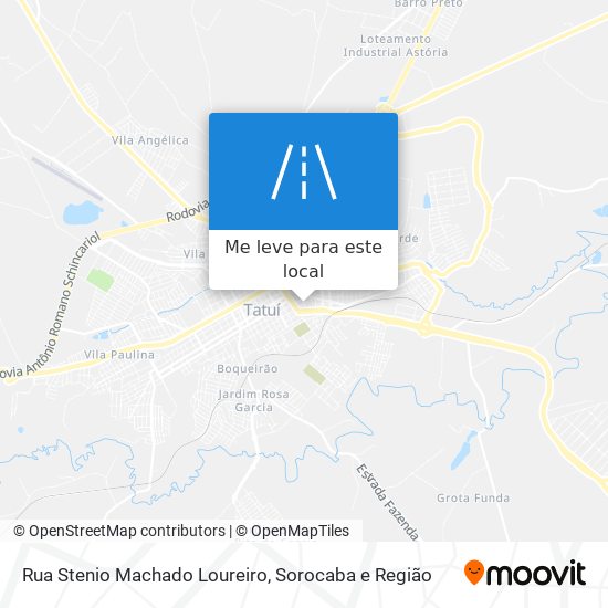 Rua Stenio Machado Loureiro mapa